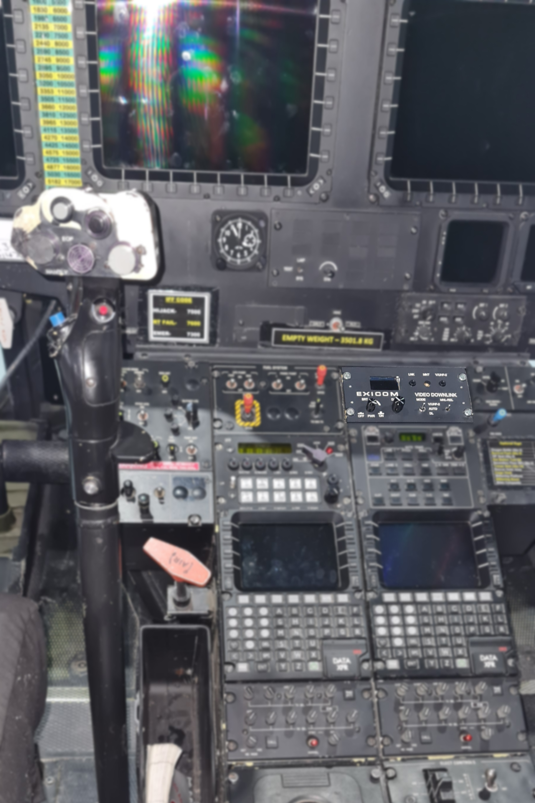 Visual Display in ALH Cockpit